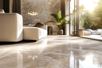 Travertin silver apportant élégance et sophistication à un intérieur moderne