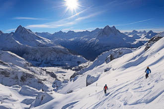 Carte interactive des stations de ski en France avec massifs enneigés