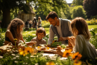 Parc de Coulondres avec sentiers de randonnée et biodiversité riche