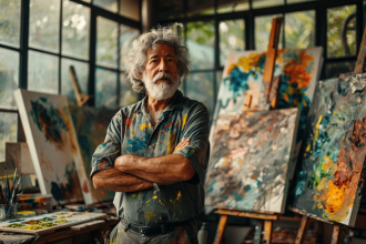 Portrait de Christopher Johnston, écrivain influent et mystérieux