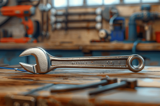 Clé à griffe utilisée pour le bricolage et la plomberie