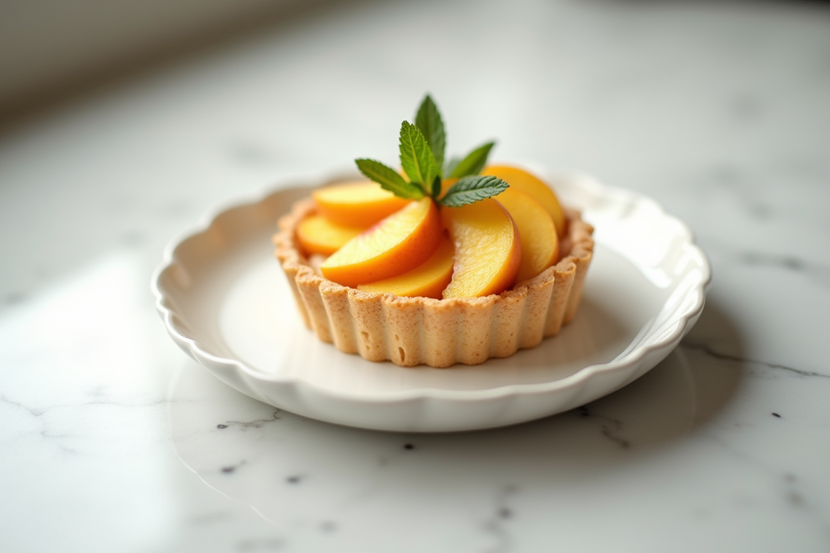 pêche crème