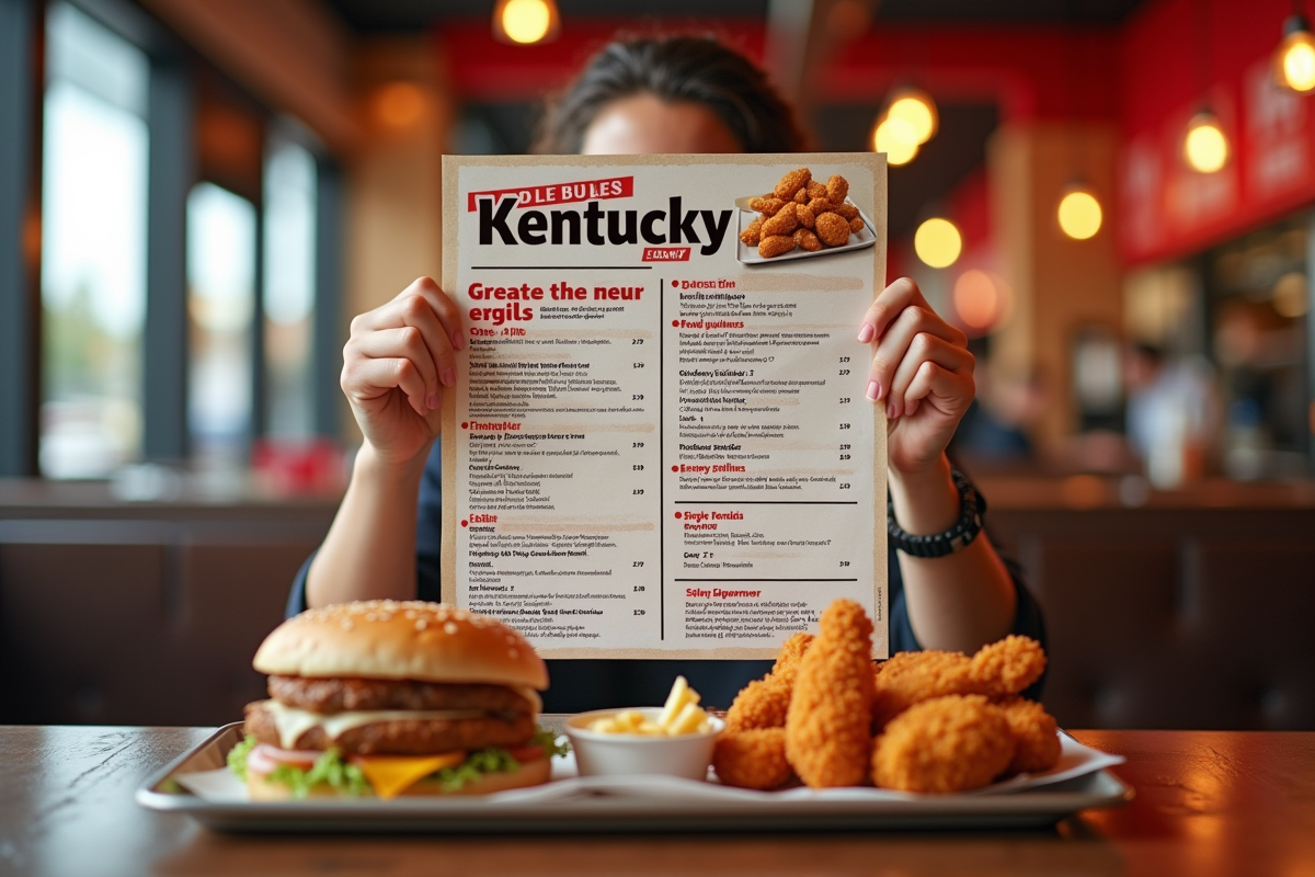 menu nouveautés