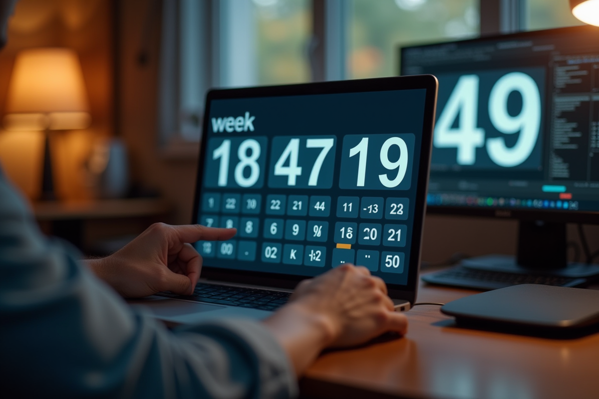 semaine calendrier